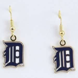  Detroit Tigers Logo Wire Earrings