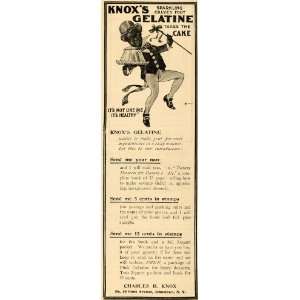  1900 Ad Charles B Knox Gelatine Food Dessert Jelly NY 