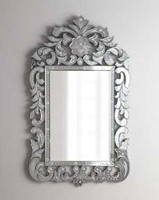 H67XD Etched Acanthus Framed Mirror