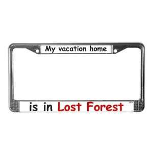 Lost Forest Forest License Plate Frame by   