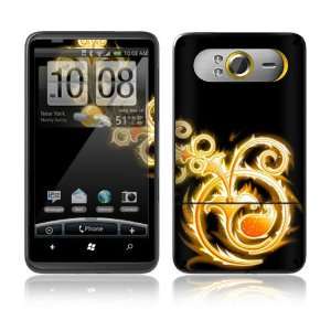    HTC HD7 Skin Decal Sticker   Abstract Gold 