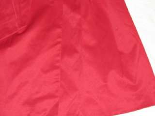 New VERTIGO PARIS RED TRENCH COAT JACKET Womens Medium 8/10 Runway $ 