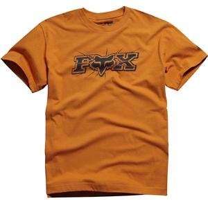  Fox Racing Tempered T Shirt   Large/Burnt Orange 