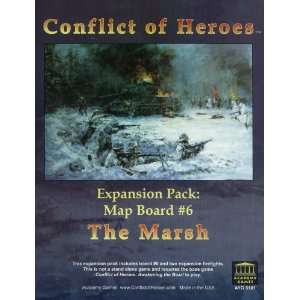  Conflict of Heroes The Marsh (Map Board #6) Everything 