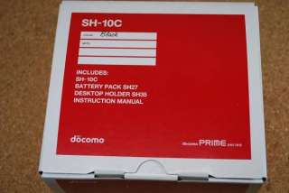 DOCOMO SHARP SH 10C AQUOS 16 MP HD 3D JAPANESE CELLPHONE SH 12C SH 03D 