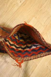 Nomadic Square Kilim Kelim Bag Hand Weaving Wool Persian Area Rug 