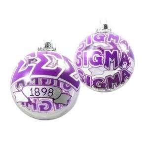    Small Sigma Sigma Sigma Sorority Ornament, Style 2