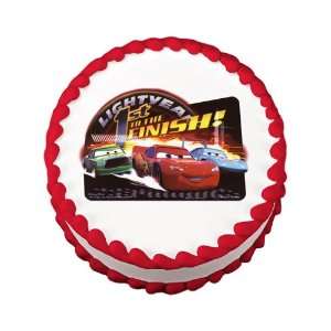  Cars 1st To The Finish Edible Image Cake Topper Kitchen 