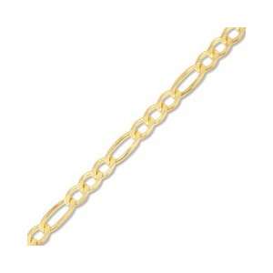   Figaro Chain Bracelet   9 10K Gold 5.8mm 10K LINK BRACELETS Jewelry