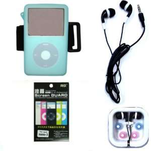 Cuffu iPod Video / Classic Smooth Silicon skin / ScreenGuard / Armband 