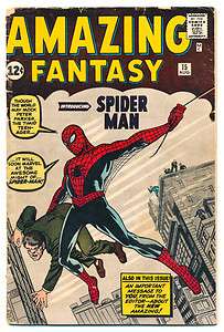 AMAZING FANTASY #15 G  1st AMAZING SPIDER MAN, Signed by Stan Lee 