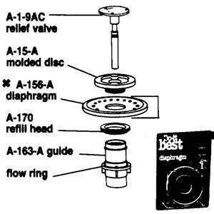    Do it Best Segment Diaphragm, SLOAN DIAPHRAGM