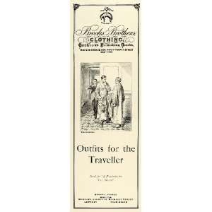  1930 Ad Brooks Brothers Mensware Clothing Traveler Fashion 