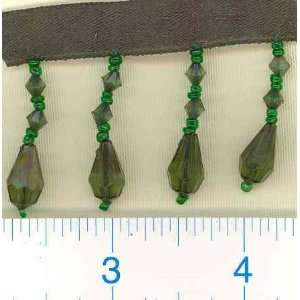    Beaded Trim   Emerald Drops By The Yard Arts, Crafts & Sewing