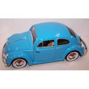   Showroom Floor 1959 Volkswagen Beetle in Color Sky Blue Toys & Games
