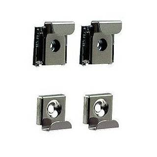 CRL Plastic Lined Mirror Mounting Clips for 1/4 Glass   Set