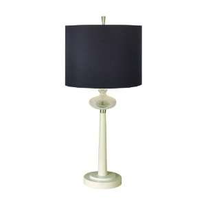   TT5955 WB Delphina Table Lamp, White Lacquer
