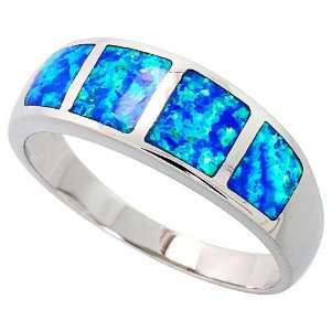   Inlay Square Pattern Ring For Women 8MM ( Size 6 to 9) Size 9 Jewelry
