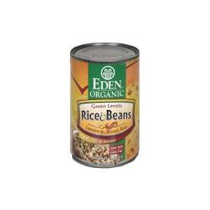  Eden Organic Rice & Beans, Brown Rice, 15 oz, (pack of 6 