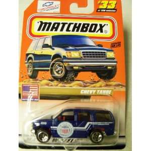  1999 Mattel Matchbox Series 7 Chevy Tahoe #33 of 100 Toys 