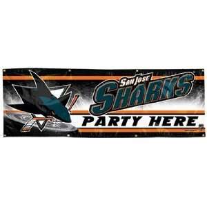  San Jose Sharks 2x6 Vinyl Banner