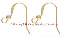 10pc 14k Gold Filled GF Shepherd French Hook Earring Ear Wire 3mm ball 