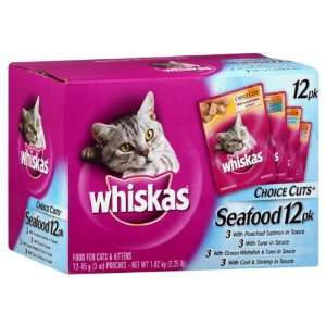   Cuts Food for Cats & Kittens, Seafood, 2.25 Lb. 