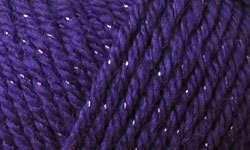 Caron Simply Soft Party Yarn   Purple Sparkle  