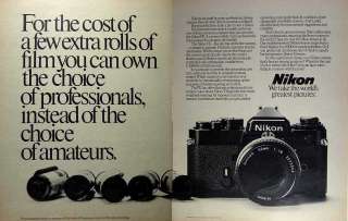   your consideration is an original print advertising for Nikon camera
