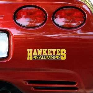  NCAA Iowa Hawkeyes Alumni Car Decal