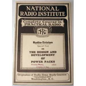  of Power Packs (Radio Tricians Complete Course in Practical Radio 