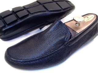 Prada Mens Black Dress Driving Shoes Driver Loafers Prada Size 8.5 