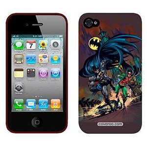  Batman & Robin Running on AT&T iPhone 4 Case by Coveroo 