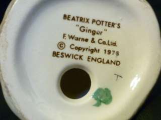 Beatrix Potter Ginger Beswick Figurine BP 3b  