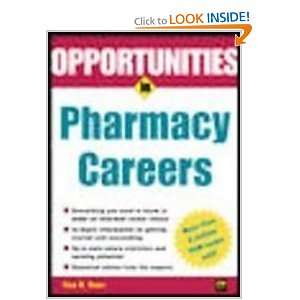  Opportunities in Pharmacy Careers (9781435298477) Fred B 
