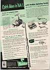 1954 Vintage Ad Heddon Spin Pal Fishing Reel Rod Fidgit Tiny Crazy 