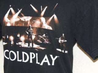 COLDPLAY CONCERT t shirt 2006 TWISTED LOGIC TOUR M  