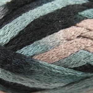 Knitting Fever Flounce [Tan, Grey teal, Black ]
