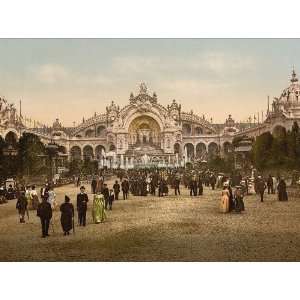   Le Chateau deau and plaza Exposition Universal 1900 Paris France 24 X