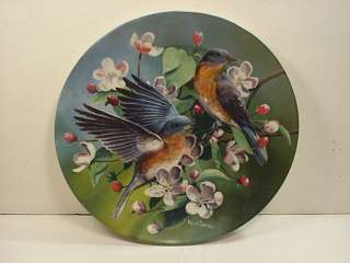 Knowles Bluebird Collector Plate Kevin Daniel  