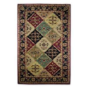 Wool rug, Floral Mosaic (5x8)