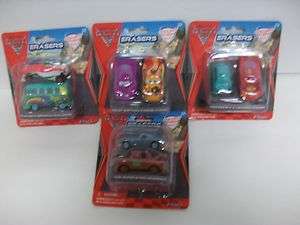  PIXAR CARS 2 PACK EASERS ON THE BOTTOM OF CAR A FULLY DETAILED CAR 
