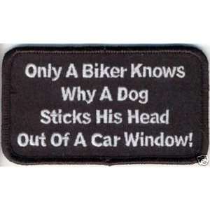  ONLY A BIKER KNOWS Fun Embroidered Biker Vest Patch 
