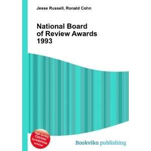   National Board of Review Awards 1993 Ronald Cohn Jesse Russell Books