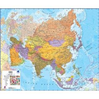  Teacher Created Resources Asia Map Chart, Multi Color 