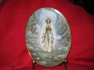 Bradford Exchange Our Lady of Lourdes plate1994  