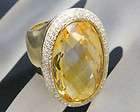Solid 14kt Yellow Gold 21.06Ct VS Diamond Oval Cut Yell