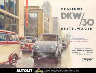 1955 DKW Auto Union 30/800 Kombi Station Wagon Pickup  