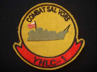 US Navy YHLC 1 Salvage Craft COMBAT SALVORS War Patch  