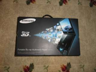 NEW SEALED Samsung BD C8000 1080p 3D Blu ray Disc Player portable 10.3 